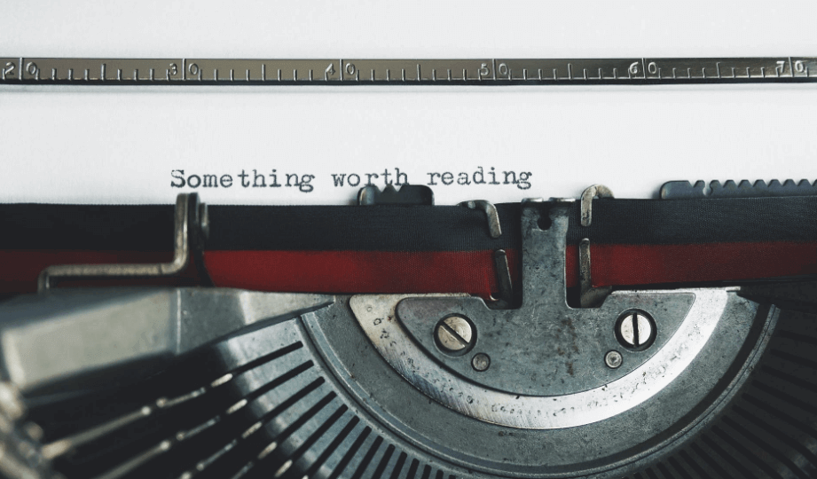 typewriter - how a book gets published